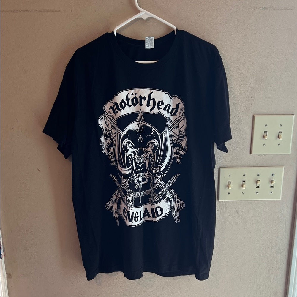 MOTÖRHEAD ENGLAND BAND SHIRT BLACK SIZE XL